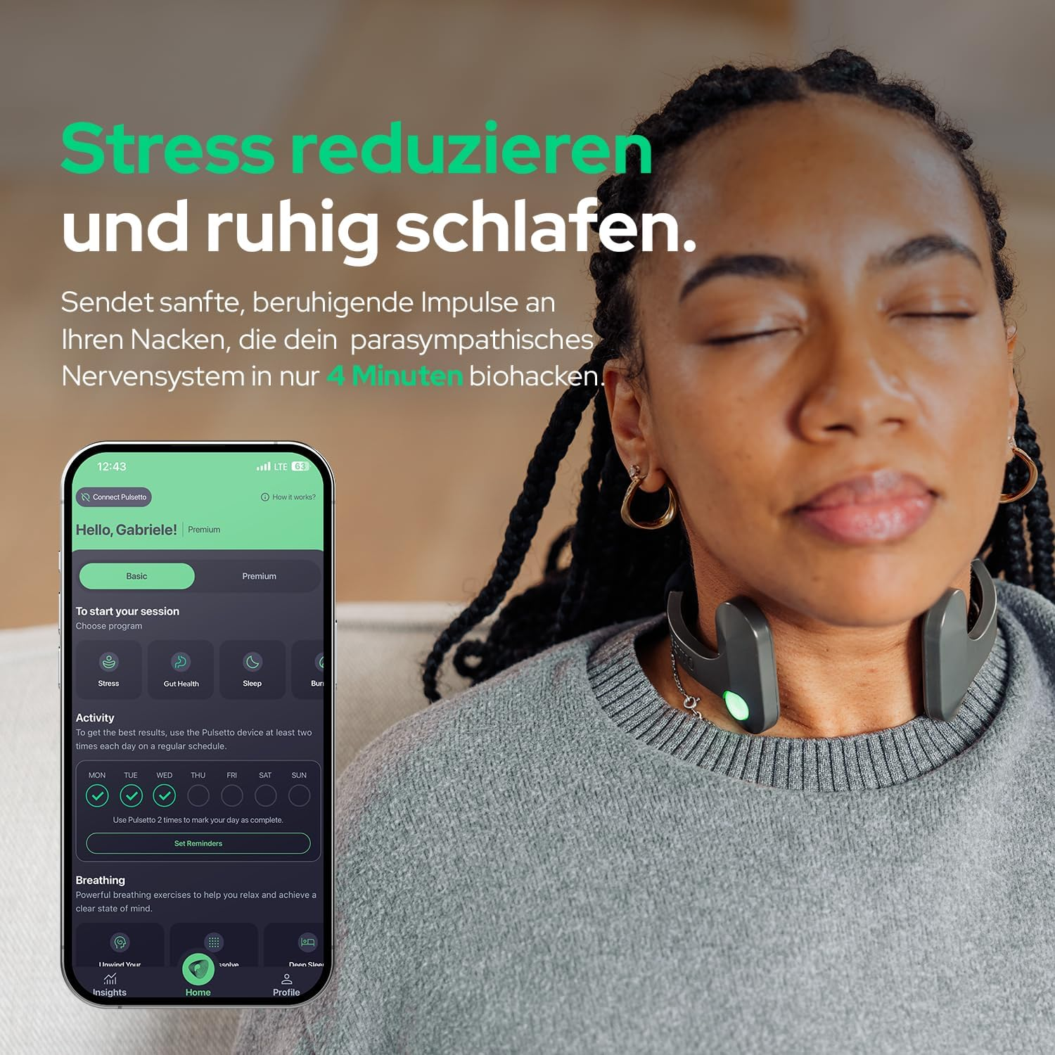 Reduce stress and sleep calmly with Pulsetto