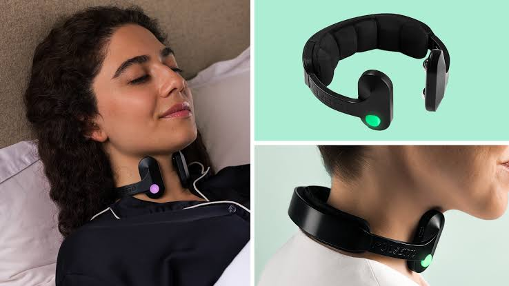 Pulsetto worn during sleep